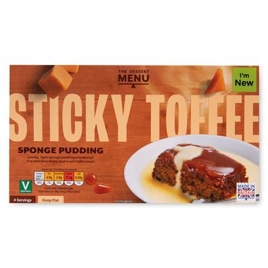 Dessert Menu Sticky Toffee Pudding 280g