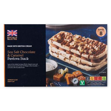 Specially Selected Sea Salt Chocolate & Caramel Pavlova Stack 470g