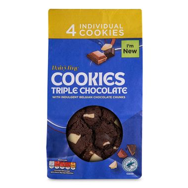 Dairyfine Triple Chocolate Cookies 4 Pack