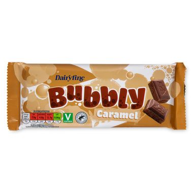 Dairyfine Bubbly Caramel Chocolate 100g