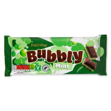 Dairyfine Mint Bubbly Chocolate 100g