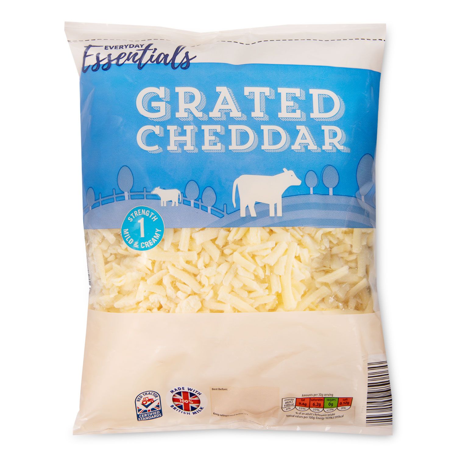 Everyday Essentials Grated Cheddar Cheese 500g | ALDI