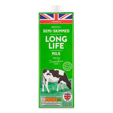 Cowbelle British Semi-skimmed Long Life Milk 1l