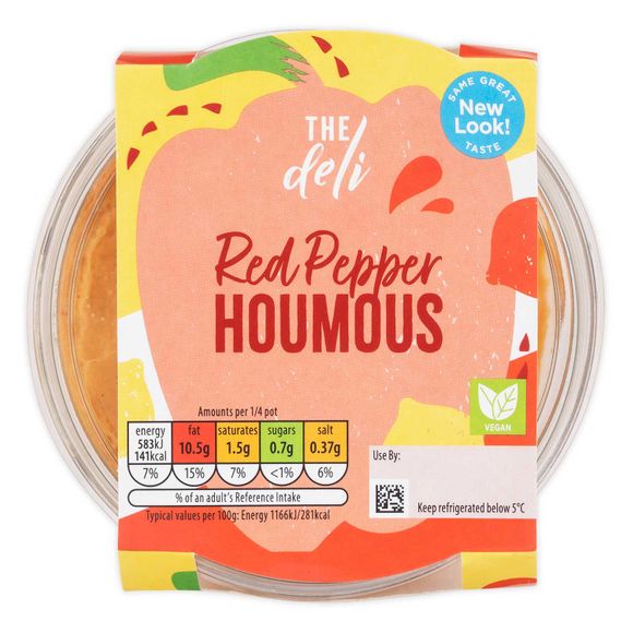 The Deli Red Pepper Houmous 200g | ALDI