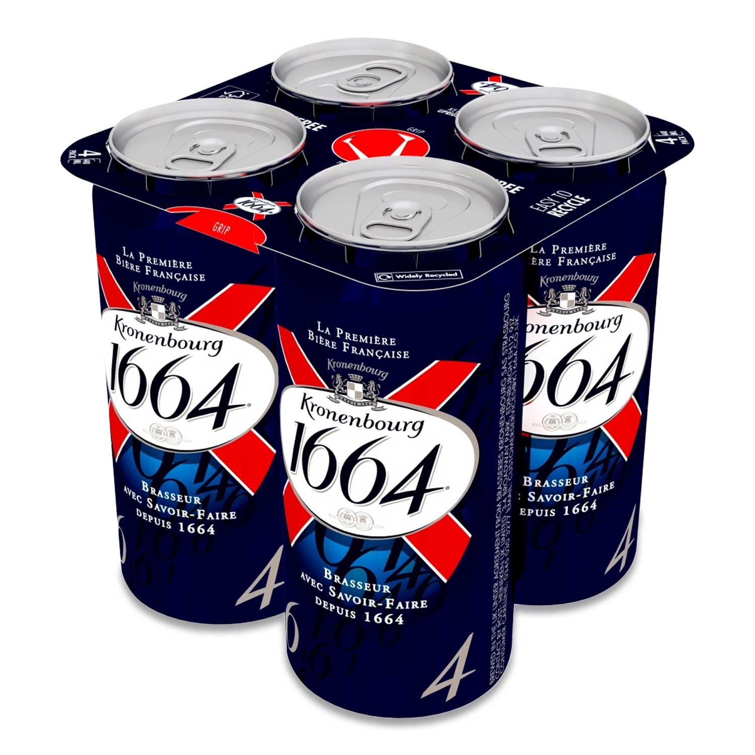 Kronenbourg 1664 Lager Beer Cans 4x440ml | ALDI