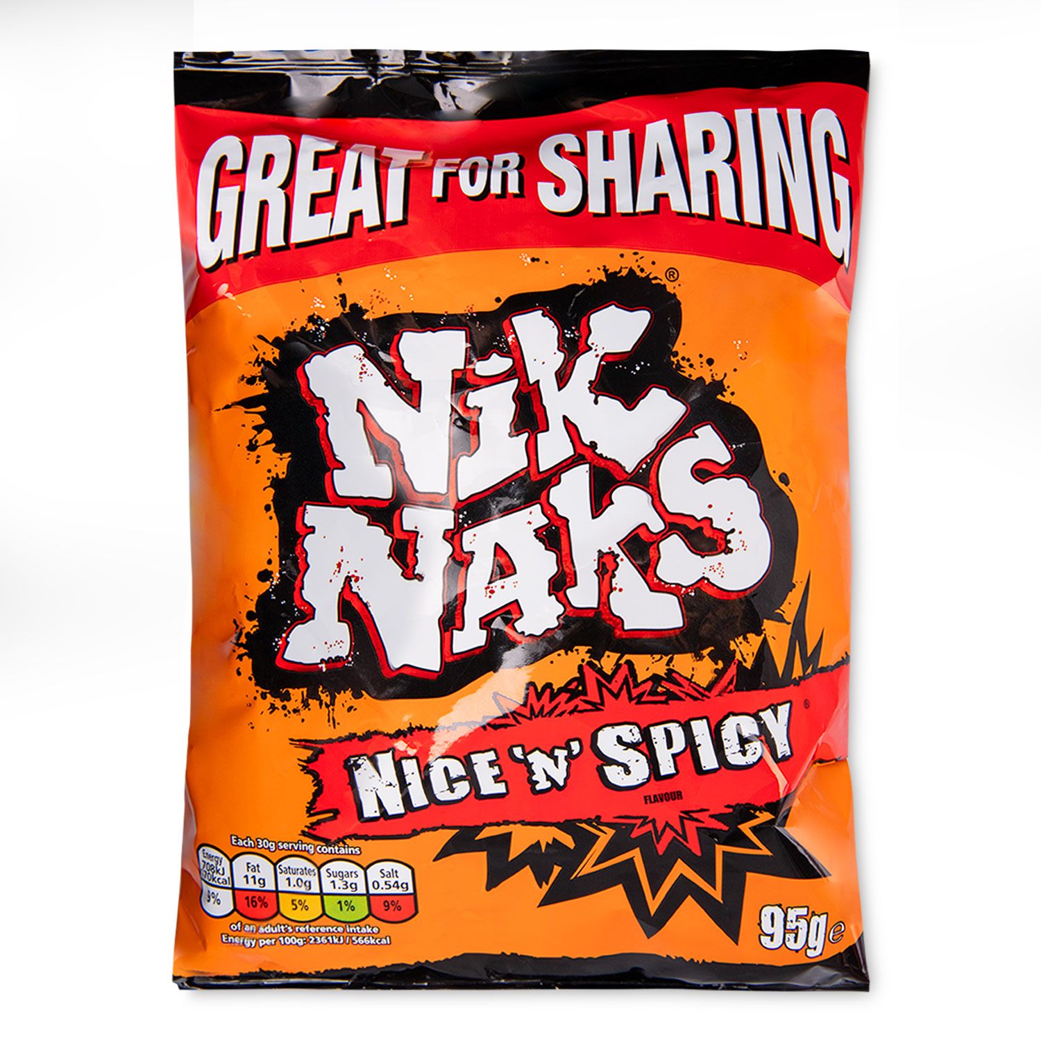 Nik Naks Nice 'N' Spicy Sharing Crisps 95g | ALDI