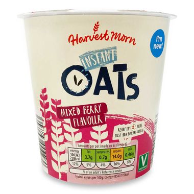 Harvest Morn Instant Oats Mixed Berry Flavour 57g