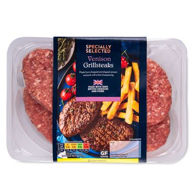 Specially Selected Venison Grill Steaks 454g