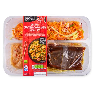 Ready, Set...Cook! Chicken Chow Mein Meal Kit 750g