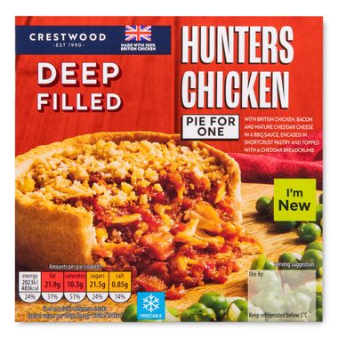 Crestwood Hunters Chicken Pie For One 170g