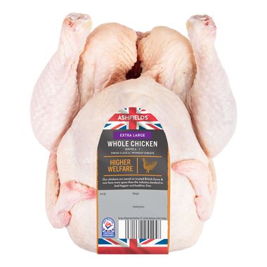 Ashfields Extra Large Whole Chicken 2kg - 2.3kg