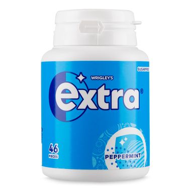 Extra Peppermint Sugarfree Chewing Gum Bottle 64.0g