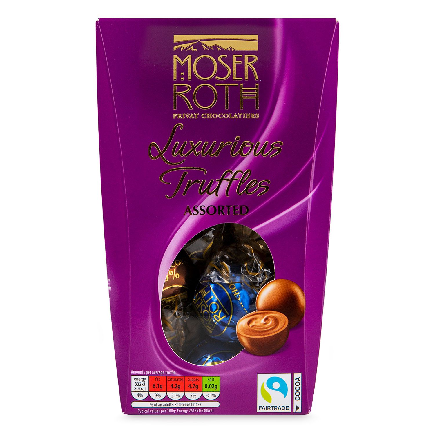 Moser Roth Luxurious Milk, Dark & White Chocolate Assorted Truffles