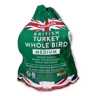 Ashfields British Turkey Whole Bird Medium 4- 5.4kg