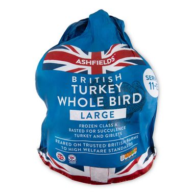 Ashfields Large British Turkey Whole Bird 5.4-7.2kg