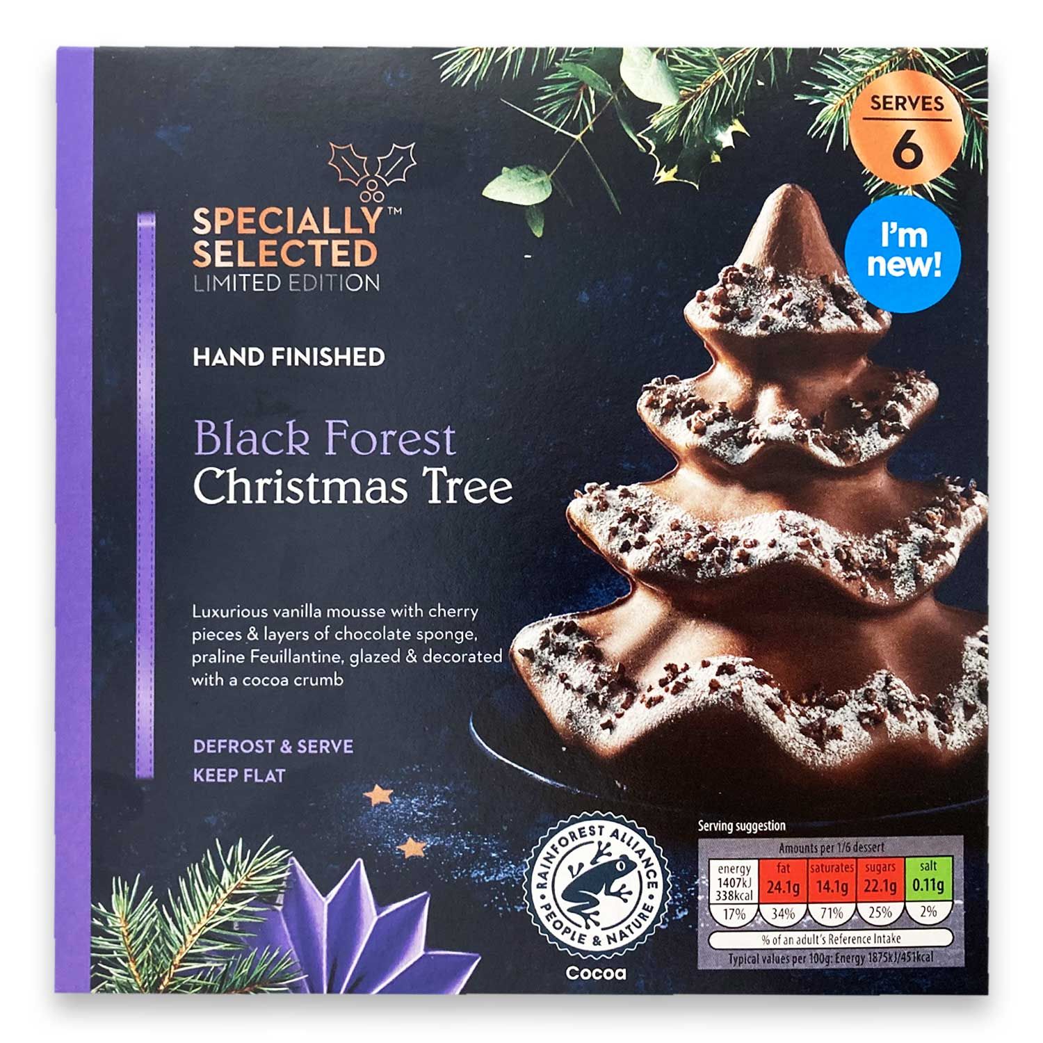 Specially Selected Black Forest Christmas Tree 450g ALDI