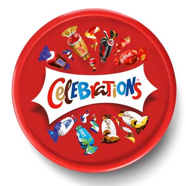 Celebrations Milk Chocolate & Biscuit Bars Sharing Tub 550g