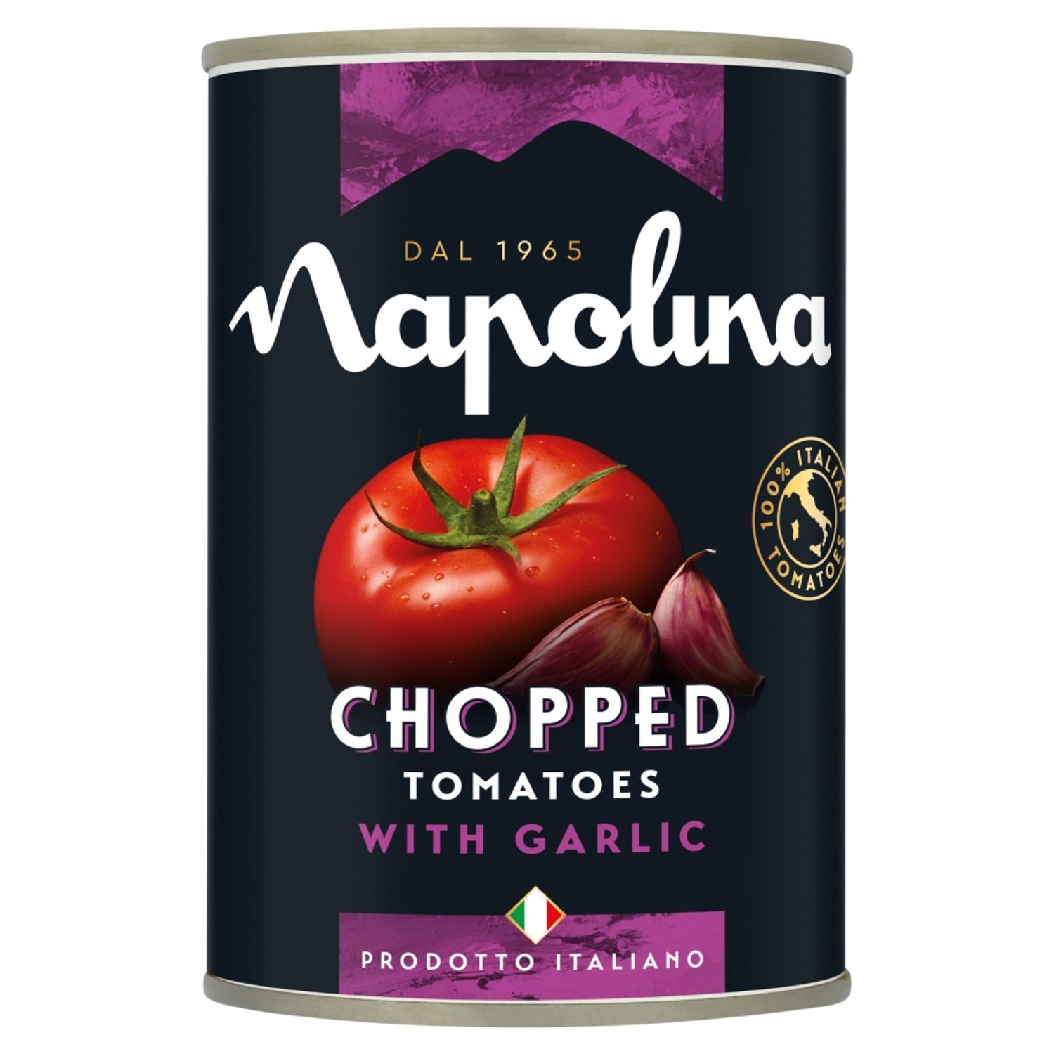 Napolina Chopped Tomatoes With Garlic 400g | ALDI