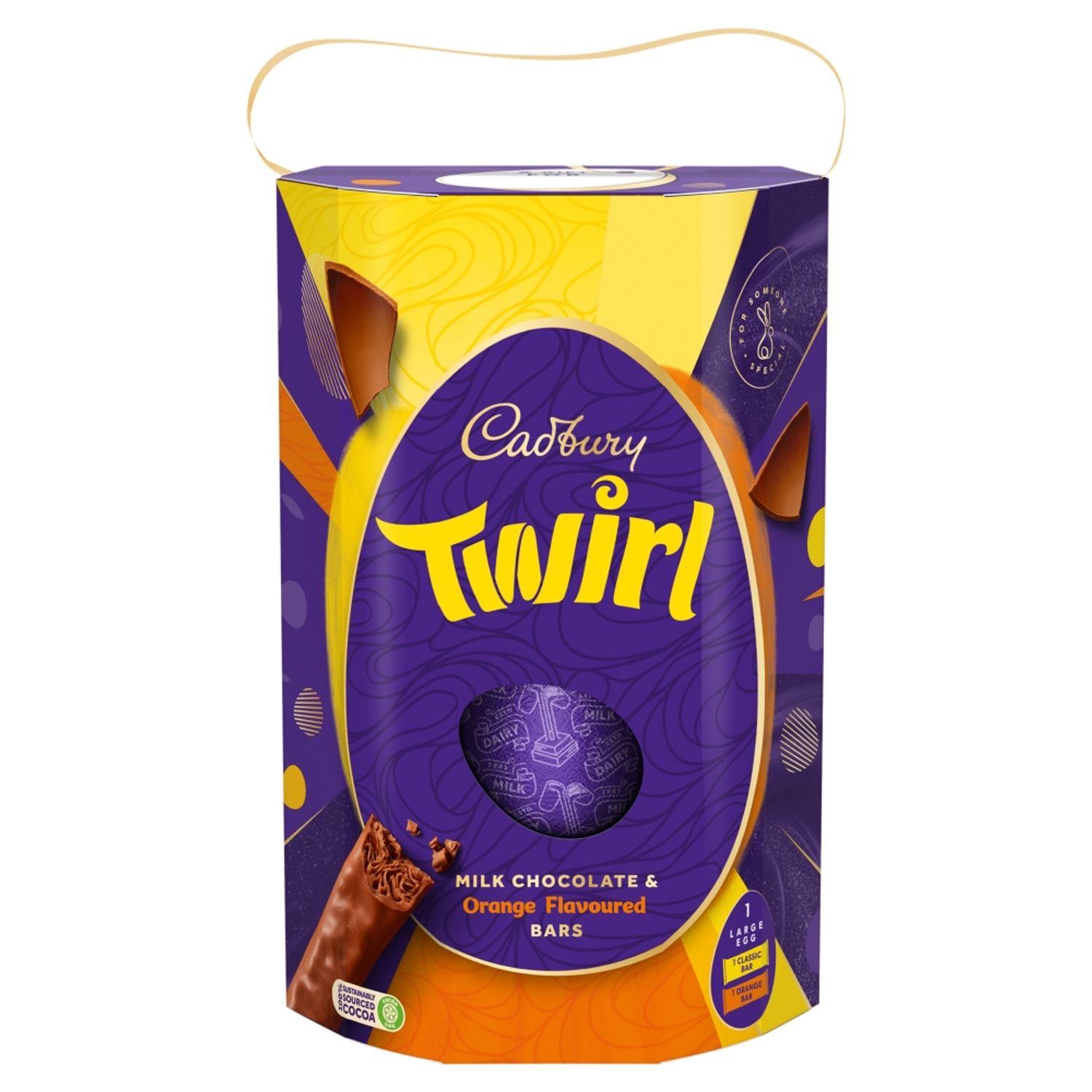 Cadbury Twirl Milk Chocolate & Orange Flavoured Bars 241g | ALDI