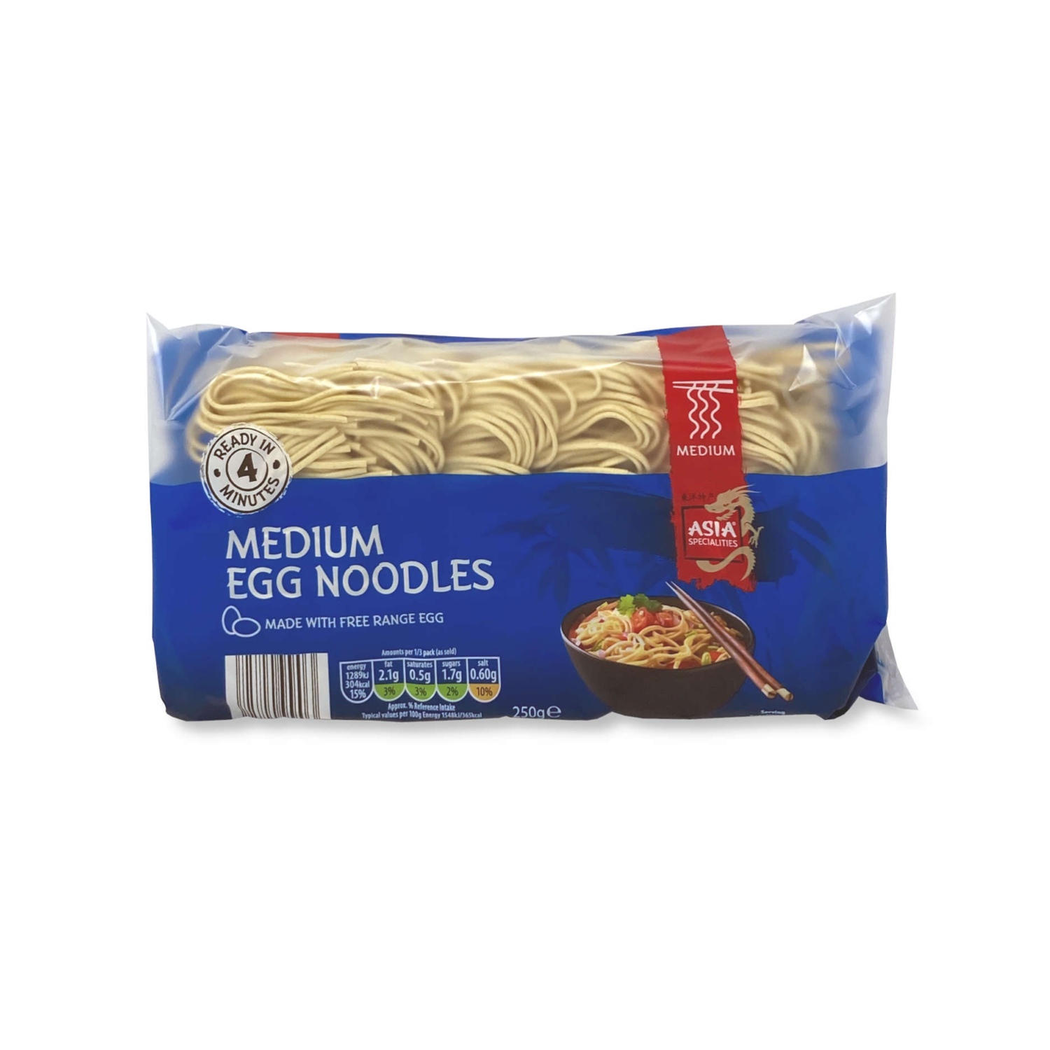 Asia Specialities Medium Egg Noodles 250g ALDI