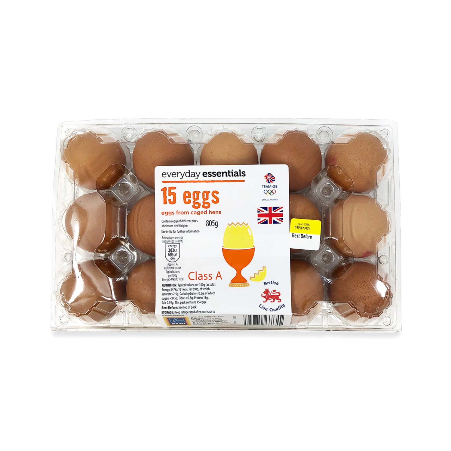 Everyday Essentials 15 Eggs 15 Pack ALDI