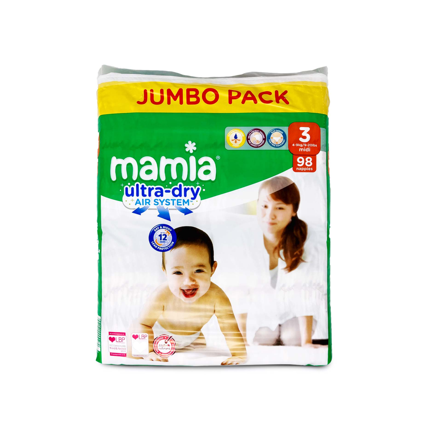 Mamia Size Nappies (40) 11-25kg | lupon.gov.ph