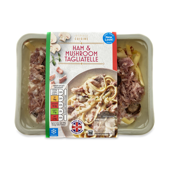 Inspired Cuisine Ham & Mushroom Tagliatelle 400g | ALDI