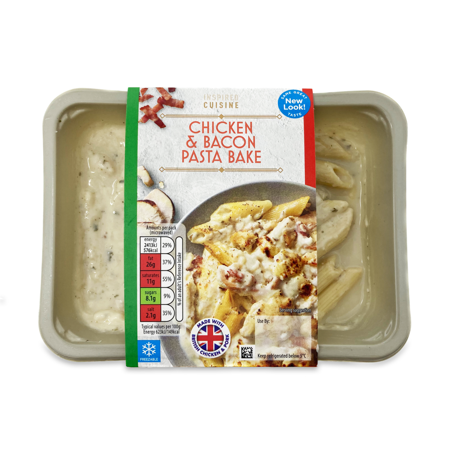 Inspired Cuisine Chicken & Bacon Pasta Bake 400g | ALDI