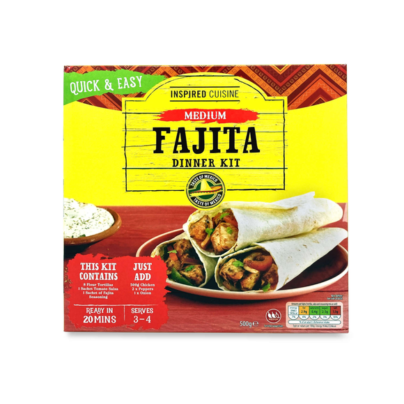 Inspired Cuisine Medium Fajita Kit 500g | ALDI