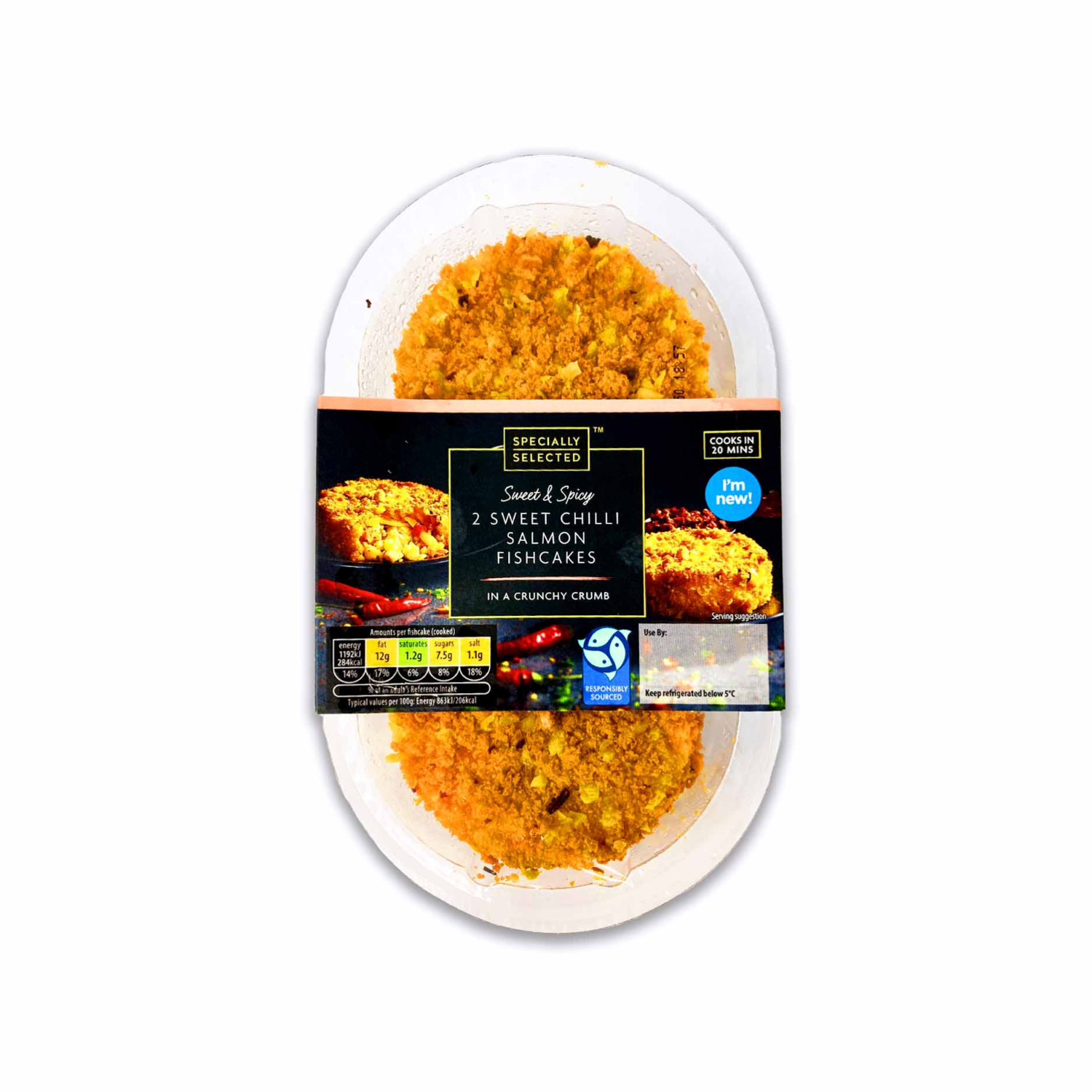 Specially Selected Sweet Chilli Salmon Fishcakes 290g | ALDI