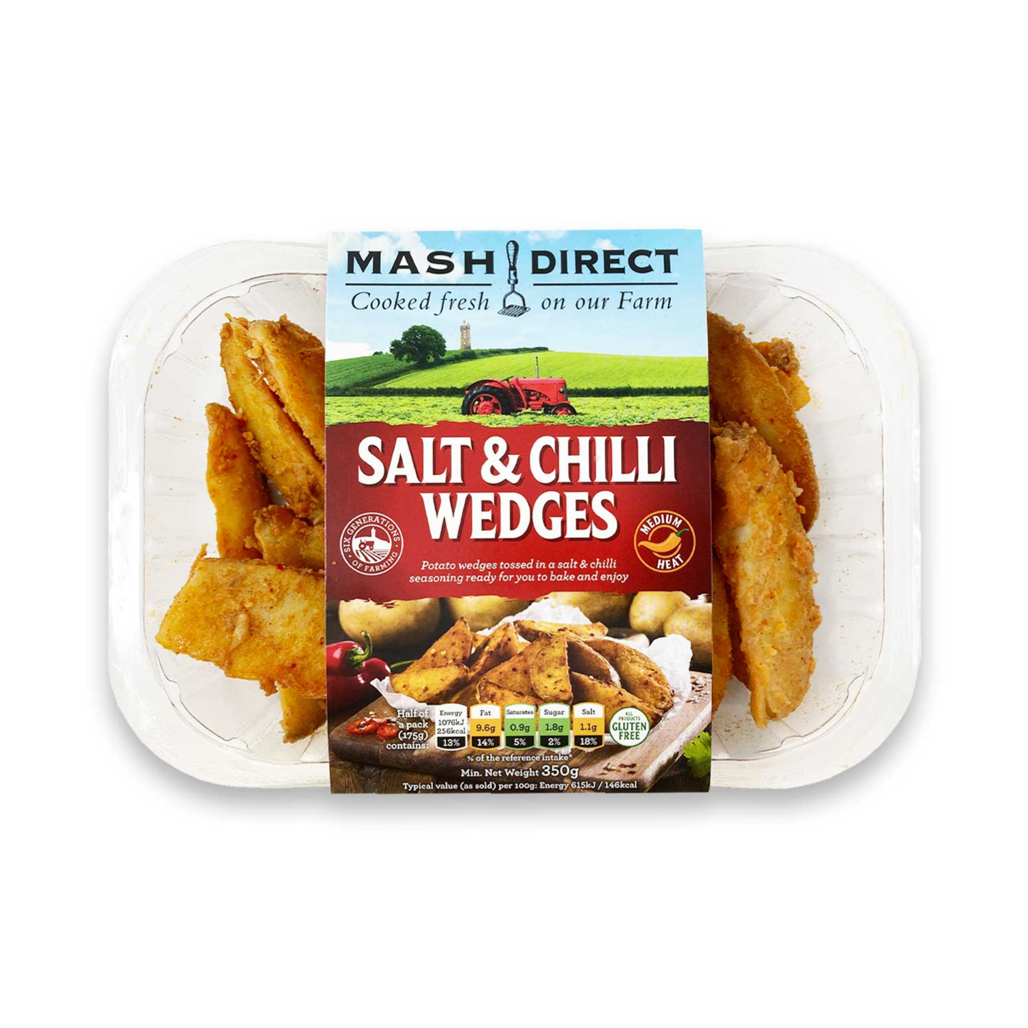 Mash Direct Salt Chilli Wedges 350g Aldi