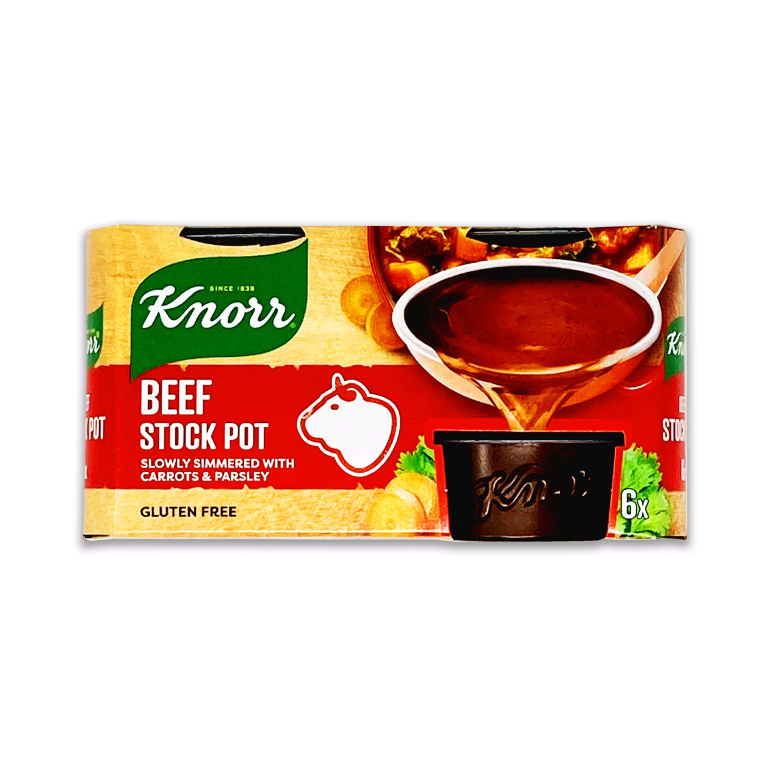 Knorr Beef Stock Pot 6 Pack 168g ALDI