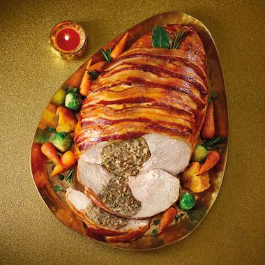 Specially Selected British Free Range East Anglian Bronze Roly Poly Stuffed Turkey Crown Typically 1.9kg