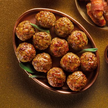 Ashfields Pork, Sage & Onion Stuffing Balls 350g/12 Pack