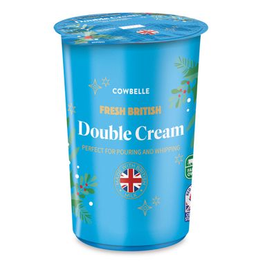 Cowbelle Fresh British Double Cream 600ml