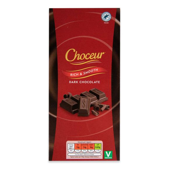 Dark Chocolate 200g Choceur Aldiie