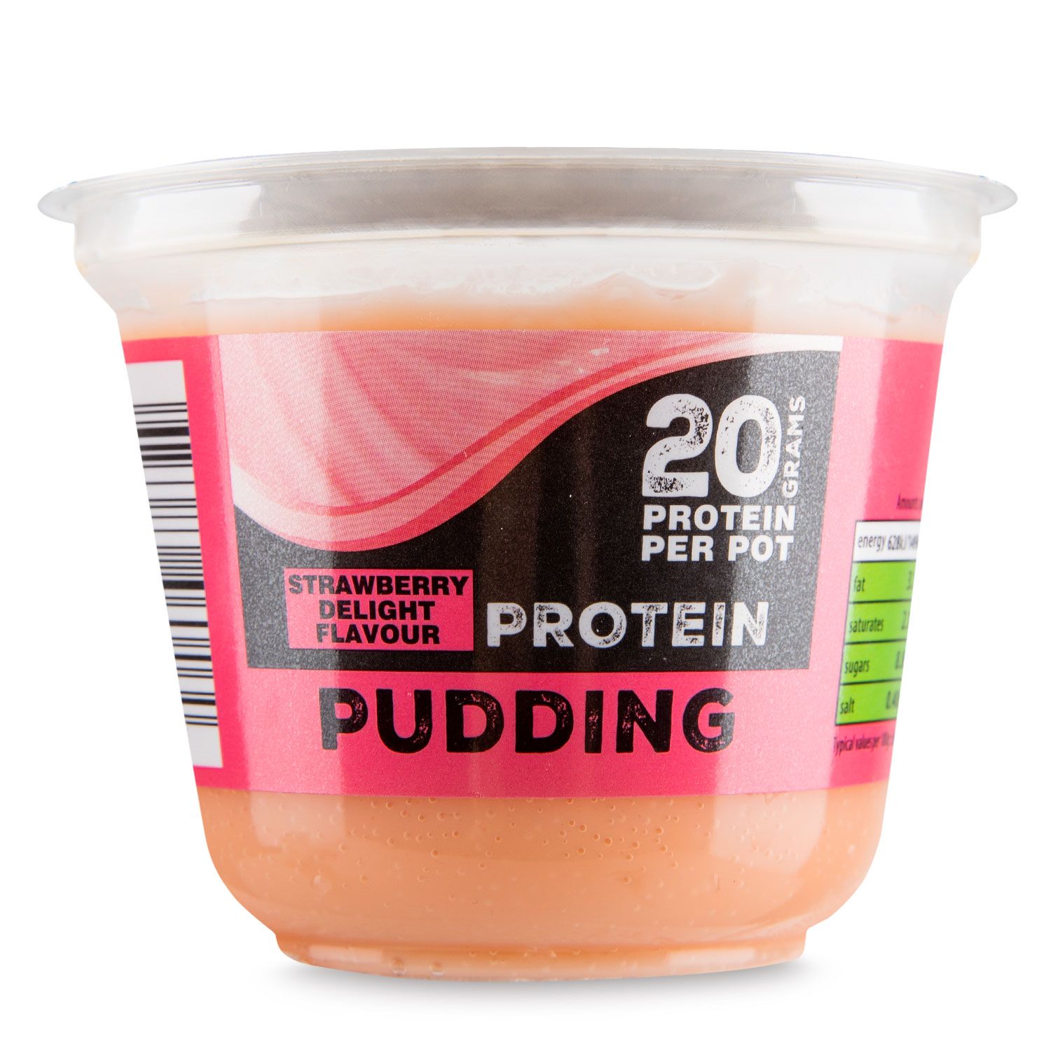 Strawberry Delight Flavour Protein Pudding 200g Brooklea Aldiie 5361