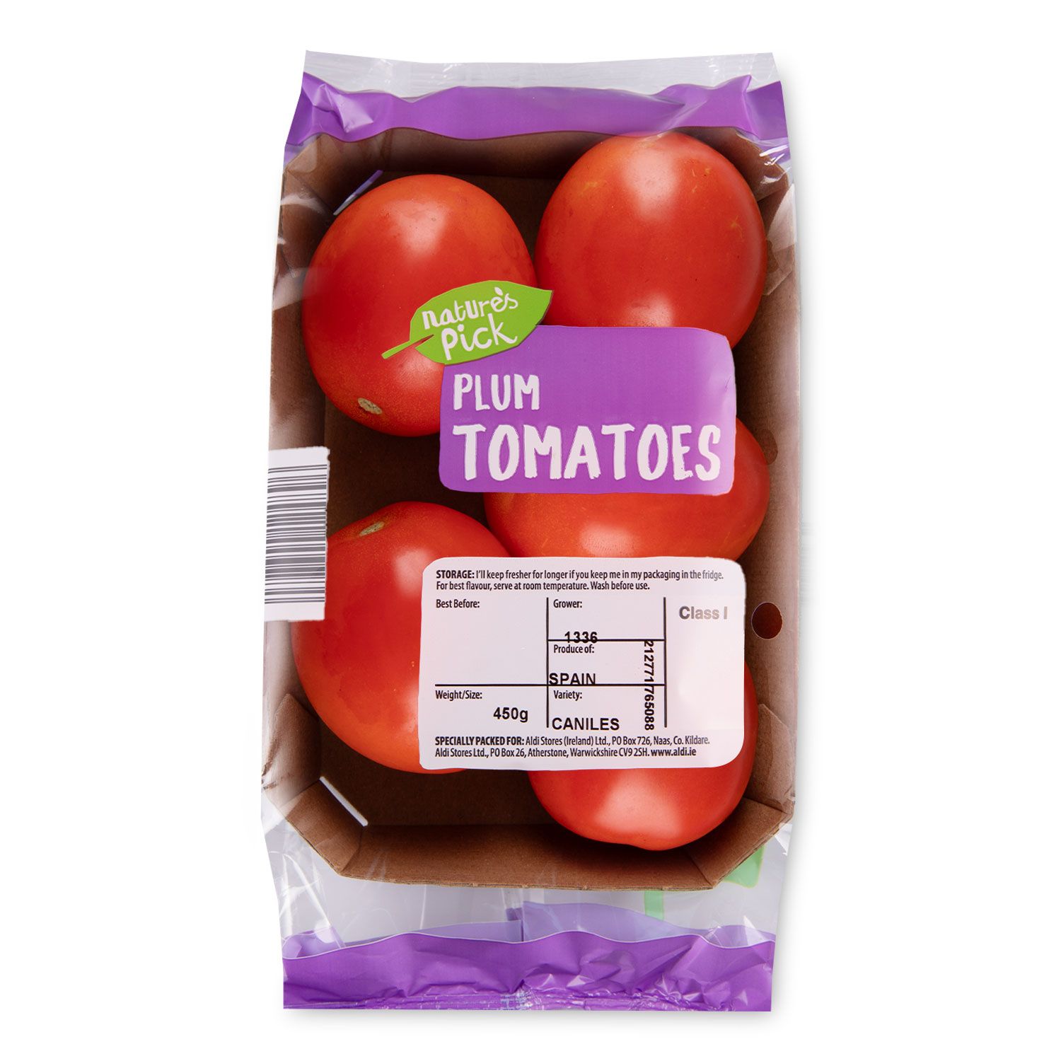 Plum Tomatoes 450g Egan's | ALDI.IE