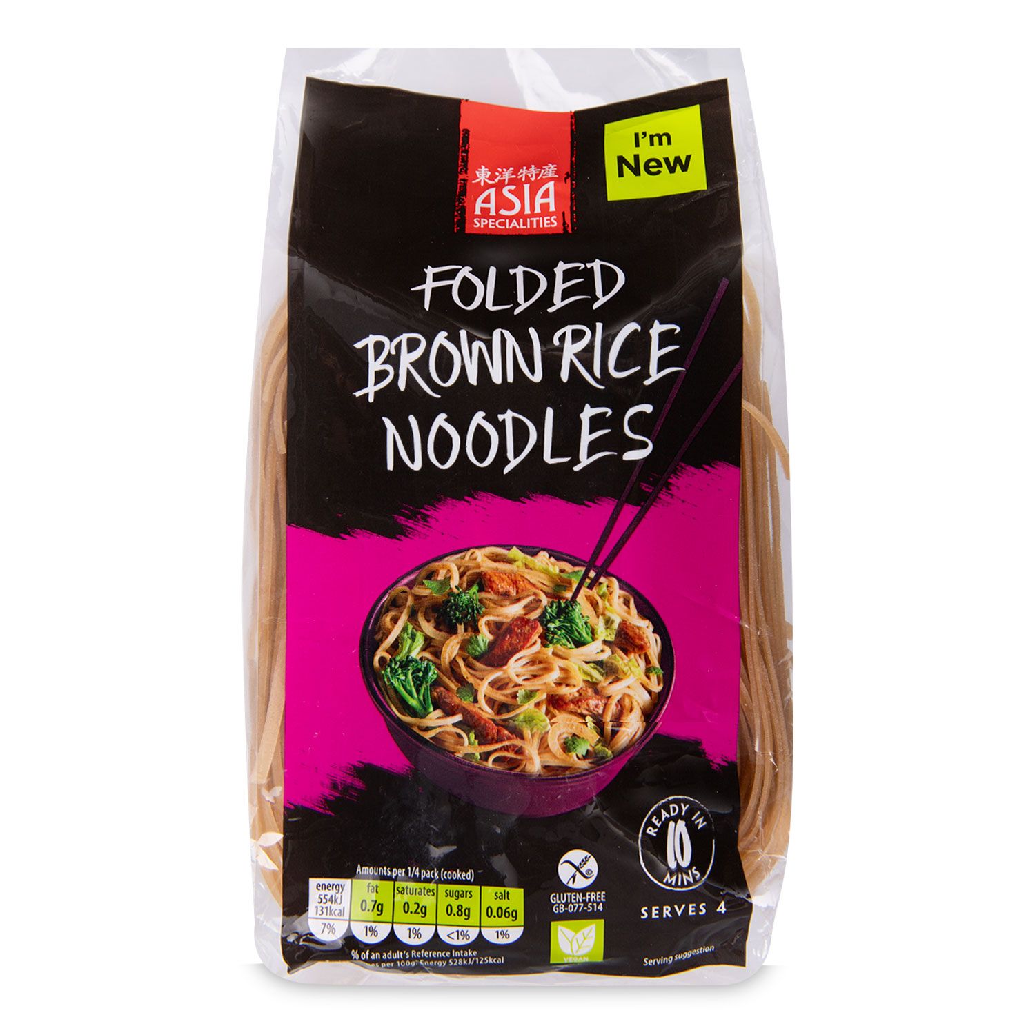 Folded Brown Rice Noodles 200g Asia Specialities | ALDI.IE