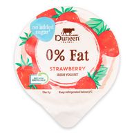 0% Fat Strawberry Irish Yogurt 500g Duneen