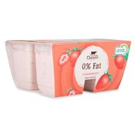 0% Fat Strawberry Irish Yogurt 4x125g Duneen