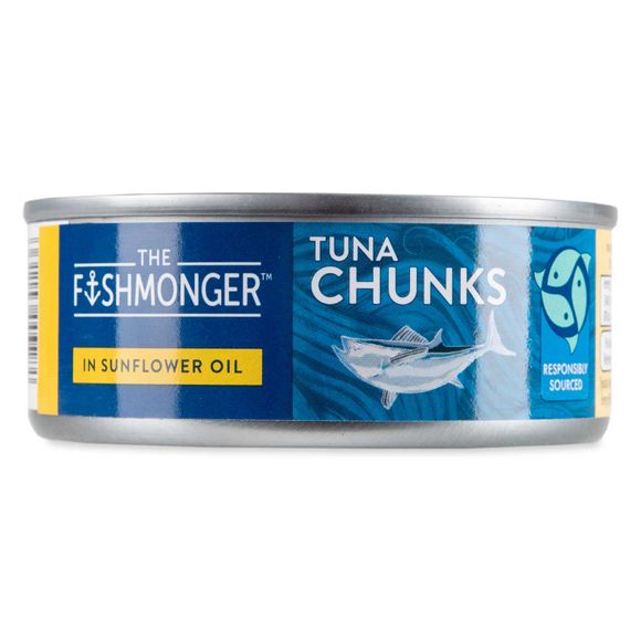 Tuna Chunks In Sunflower Oil 145g (102g Drained) The Fishmonger | ALDI.IE