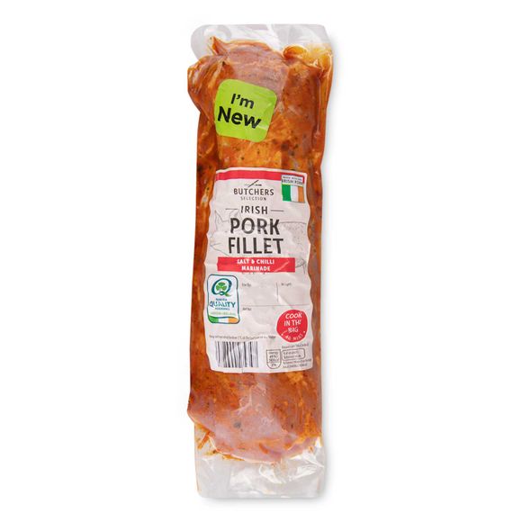 Salt And Chilli Marinade Irish Pork Fillet 625g Butchers Selection Aldiie 6547