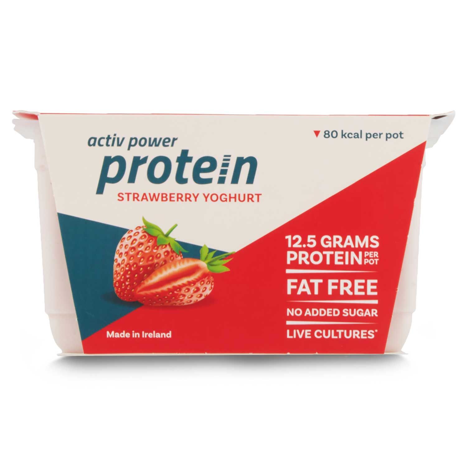 Strawberry Yoghurt 4x125g Activ Power Protein Aldi Ie