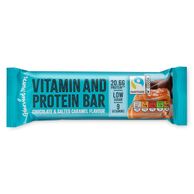 Chocolate Salted Caramel Flavour Protein Bar 55g Harvest Morn | ALDI.IE