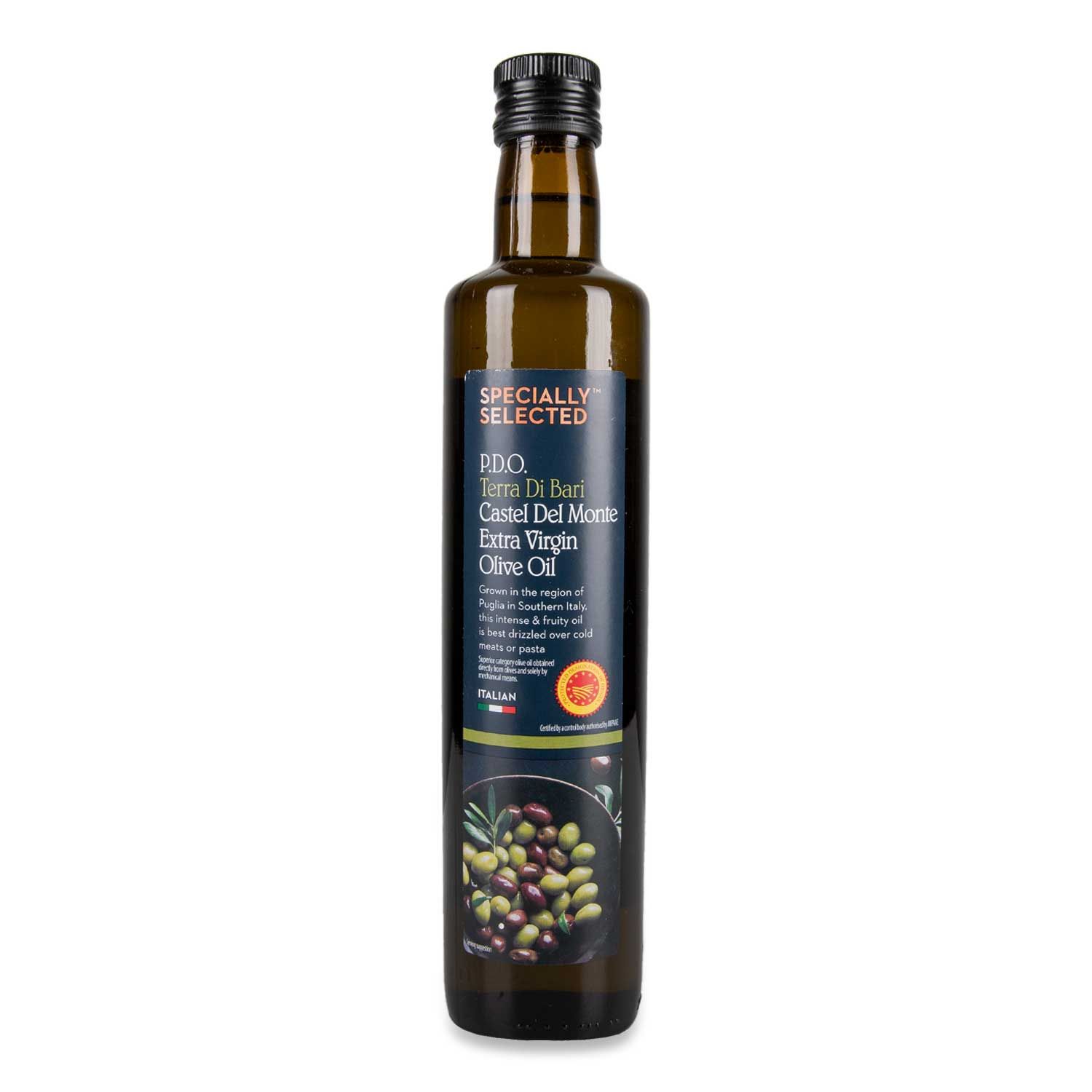 P.D.O. Terra Di Bari Castel Del Monte Extra Virgin Olive Oil 500ml ...