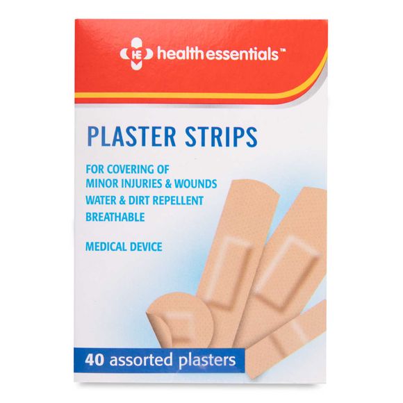 Water Resistant Plasters - Assorted 24g Health Essentials 