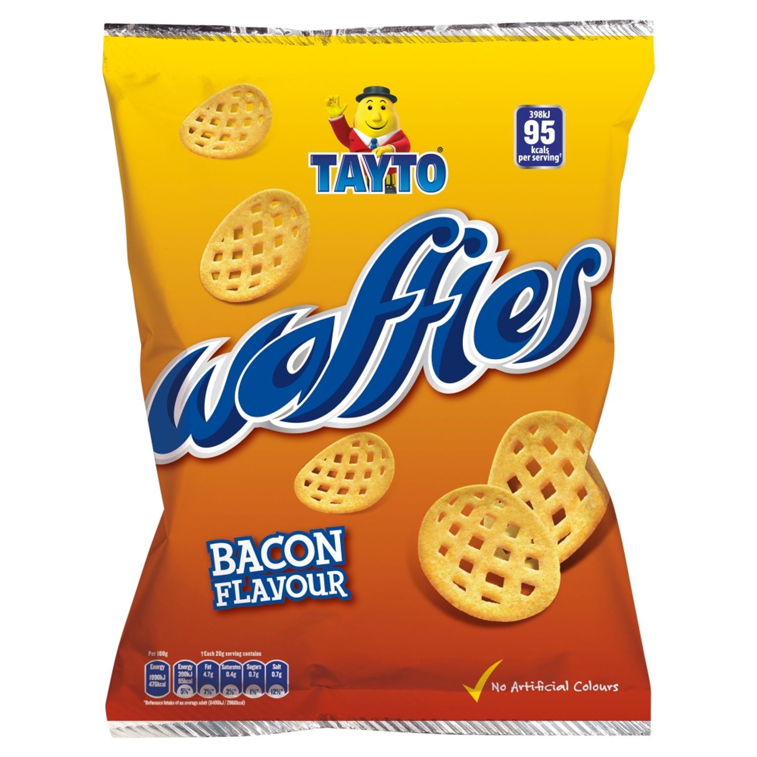 Waffles Bacon Flavour 100g Tayto | ALDI.IE