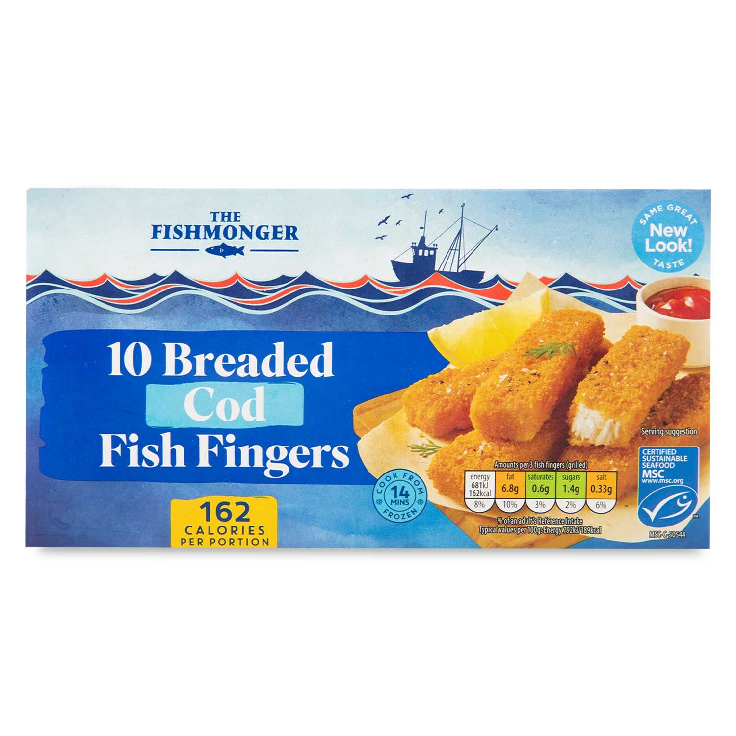 Breaded Cod Fish Fingers 300g 10 Pack The Fishmonger ALDI.IE