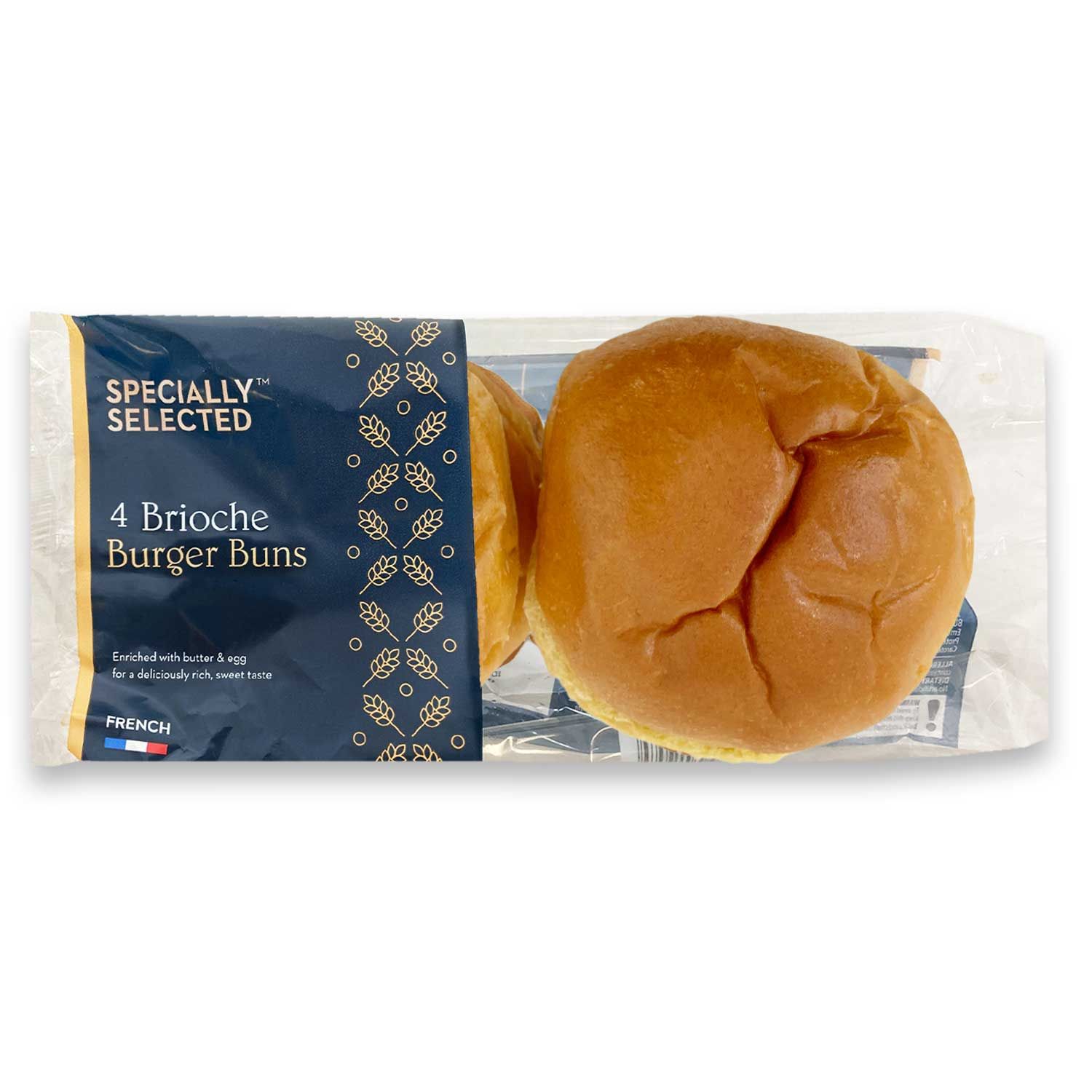 Brioche Burger Buns 200g 4 Pack Specially Selected | ALDI.IE